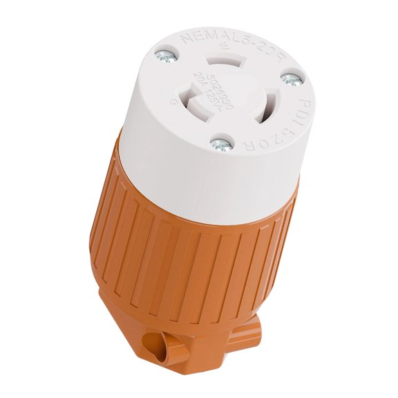 20Amp Twist Receptacle L5 20 R Locking Plugs Socket 125V 20A For Generators And Machinery Equipment