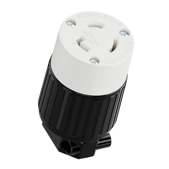 20Amp Twist Receptacle L5 20 R Locking Plugs Socket 125V 20A For Generators And Machinery Equipment