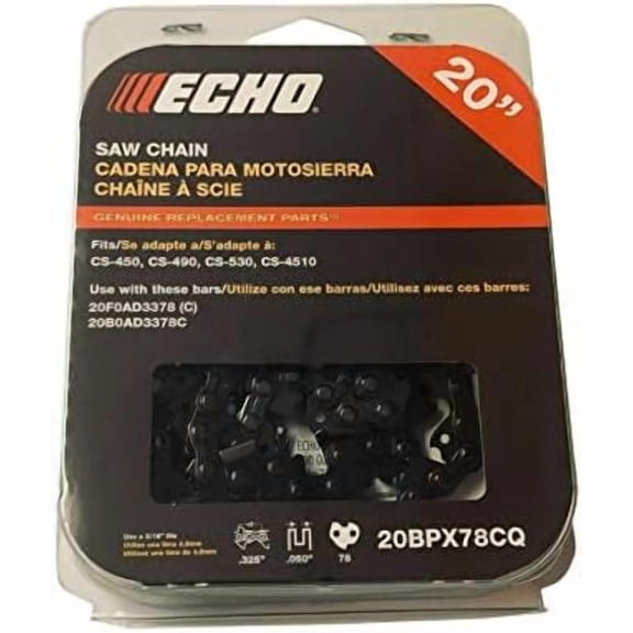20BPX78CQ Echo 20" .325 Chainsaw Double Guard Chain Fits Echo CS-450P CS-4510 CS-490$$Tools