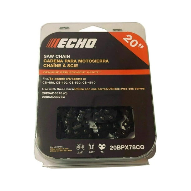 20BPX78CQ Echo 20" .325 Chainsaw Double Guard Chain Fits Echo CS450P