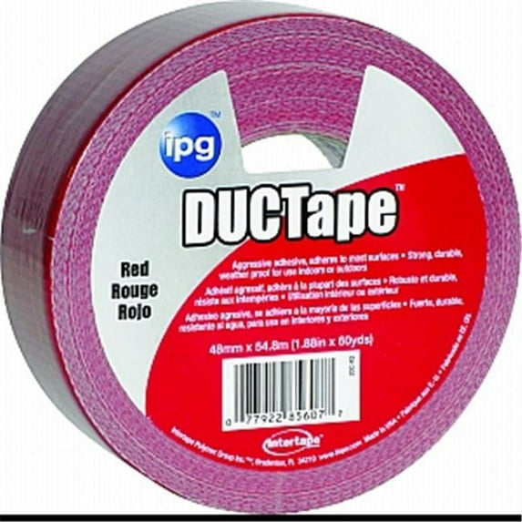 20C-R2 1.87 in. x 60 Yard Red General Purpose Duct Tape - Red - 2 in. X 60 yard.