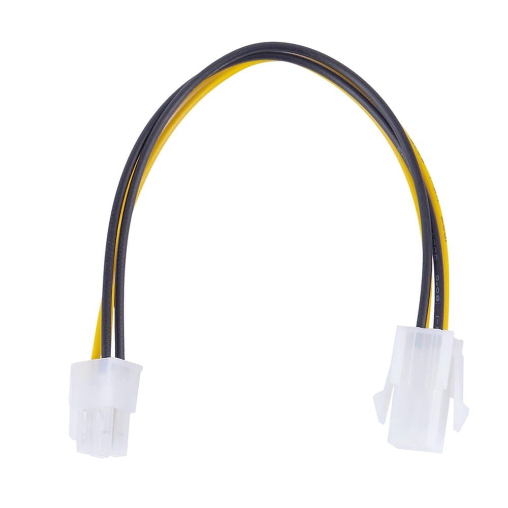 20CM/8Inch 12V 4 Pin Male to 4 Pin P4 Female CPU Power Supply Extension ...
