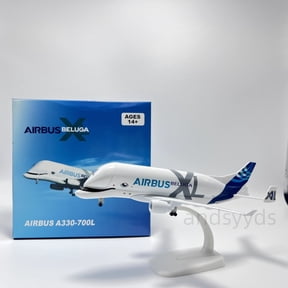 20CM A330 Beluga 8inch Collectible Aircraft Diecast Alloy Airlines A300-600ST Airplane Model Transport with wheels base
