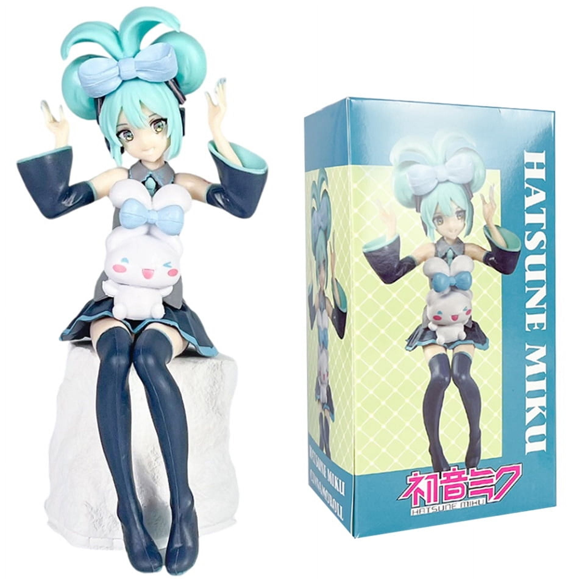 Hatsune Miku Tranças Sakura Pvc Anime 20cm Colection Vocaloid Action Figure I.338526400