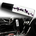 thumbnail image 1 of 20CM JDM Clear Real Flowers Manual Gear Stick Shift Knob Lever Shifter Head VIP Purple, 1 of 5