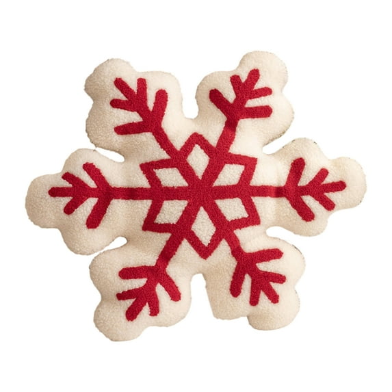 20Cm Snowflake Shaped Plush Toy For Children, Safe Materials Pp Cotton Filling, Perfect Gift For Boys And Girls During Holidays