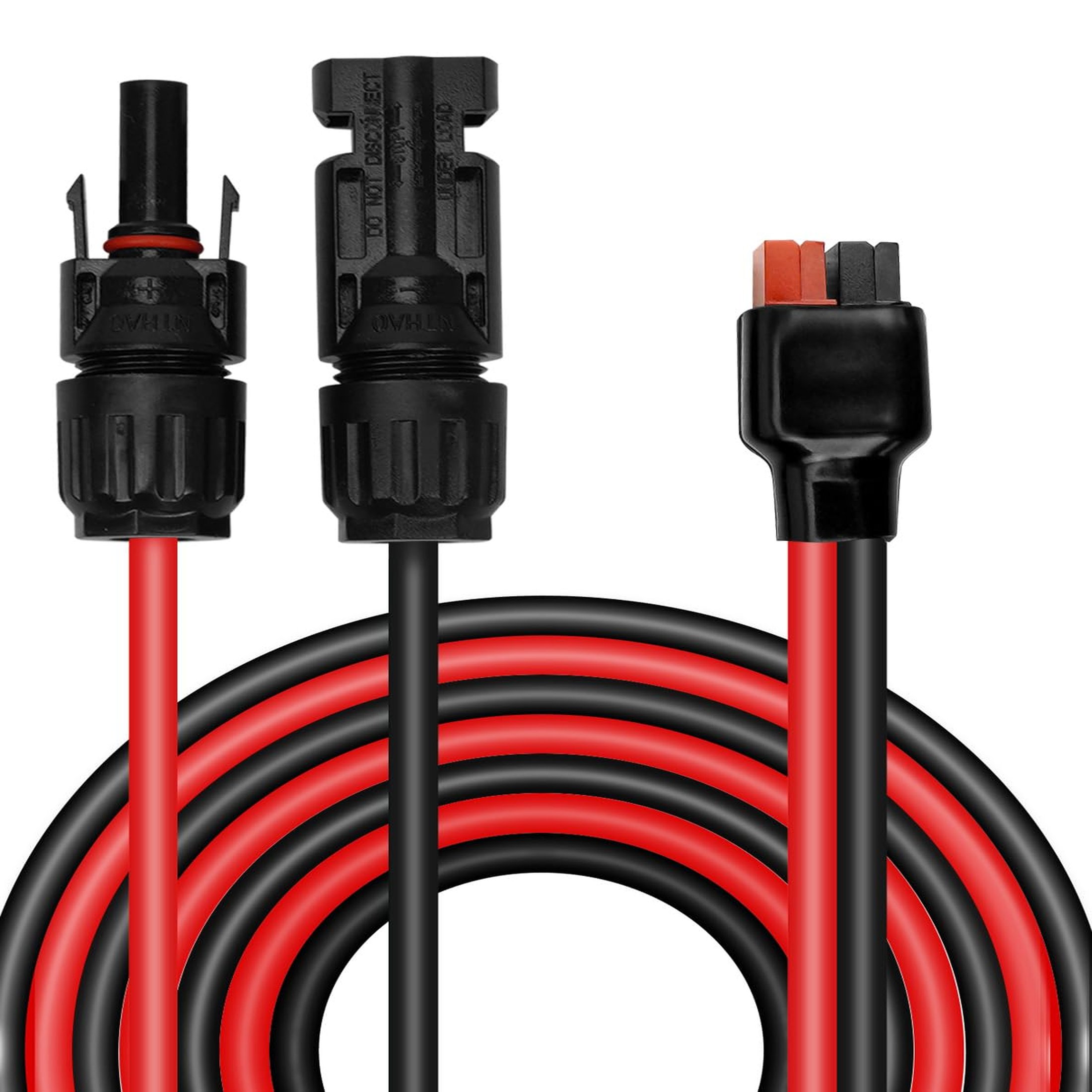 20FT 10AWG Solar Panel Extension Cable with Weatherproof Connectors