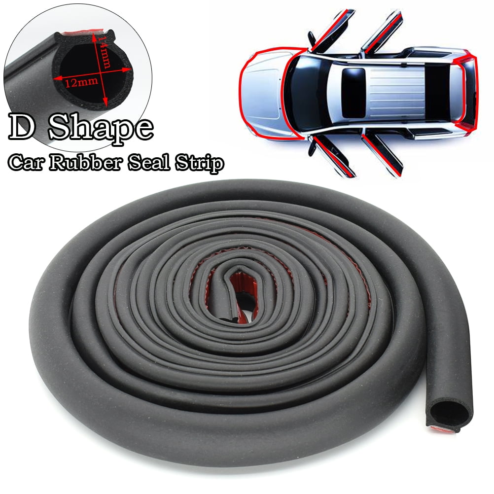 AUTOXBERT 20FT(6M) Car Seal Strip DShape Door Seal Weather Strip