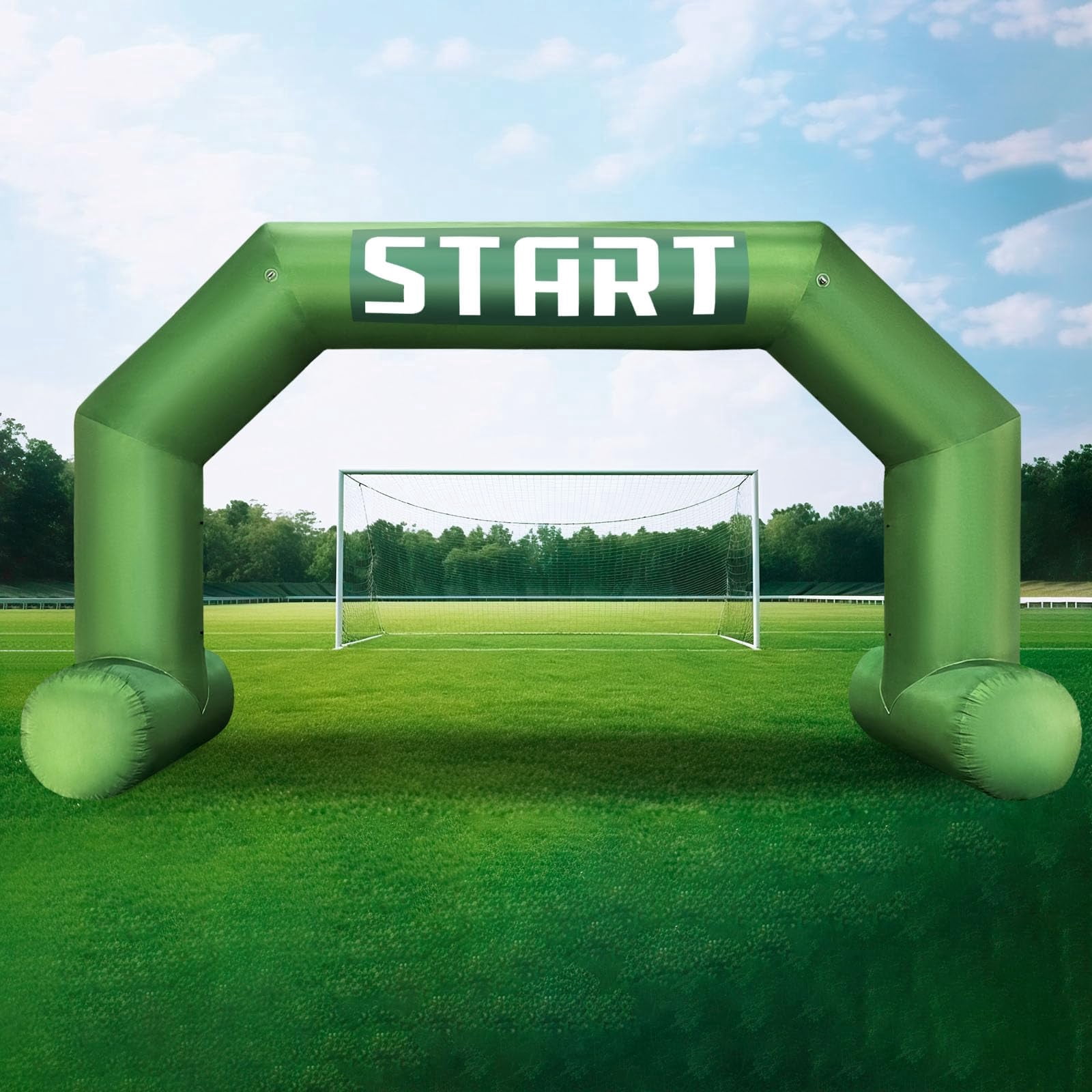 20FT Dark Green Inflatable Arch Start Line &Finish Line Inflatable Arch ...