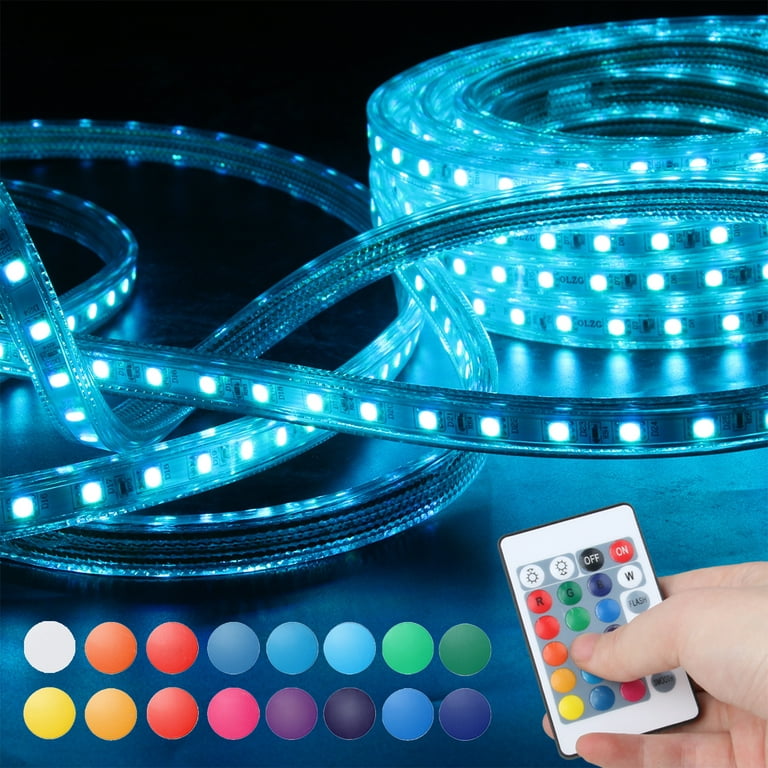 LED Strips Lights 20 M (2x10m) 5050RGB Changing Kit 40 - Music Sensor -  Waterproof –