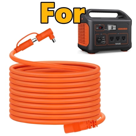 20FT Solar Panel Extension Cable Compatible with Jackery, Gz Yeti, Aker Power Station