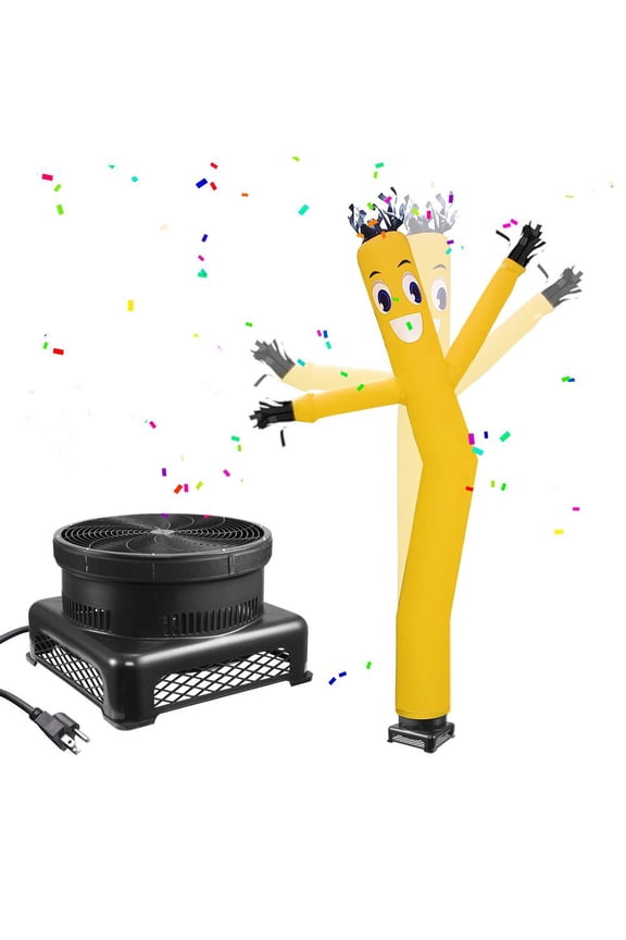 20FT Tall Wacky Waving Inflatable Tube Man - Outdoor Advertising Air Dancer for Businesses