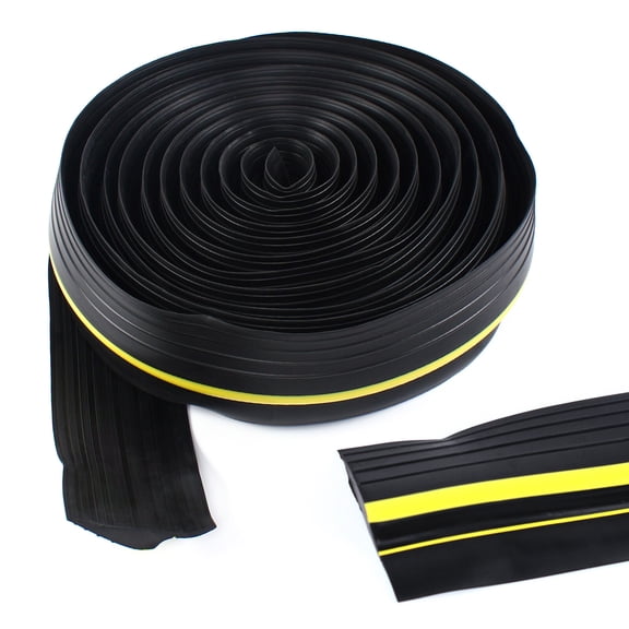 20FT Universal Garage Door Bottom Threshold Seal Strip Weatherproof Rubber