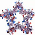 thumbnail image 1 of 20FT Valentines Garland Decor St.Patrick's Day Tinsel Garland Shamrock Clover Green Gold Metallic Tinsel Twist Garland for Irish Saint Patricks Day Party Home Decor Indoor Outdoor Decoration, 1 of 9