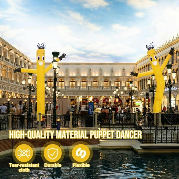 20FT Wacky Waving Inflatable Tube Man - Outdoor Advertising Fly Puppet with Blower