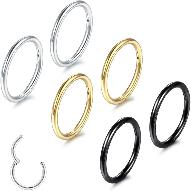 Segment Ring Skin Candy Nose Ring 20G 6mm Nose Rings Hoops For