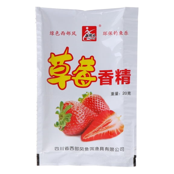 20G Strawberry Fishing Flavors Powder Carp Bream Food Addictive Lure