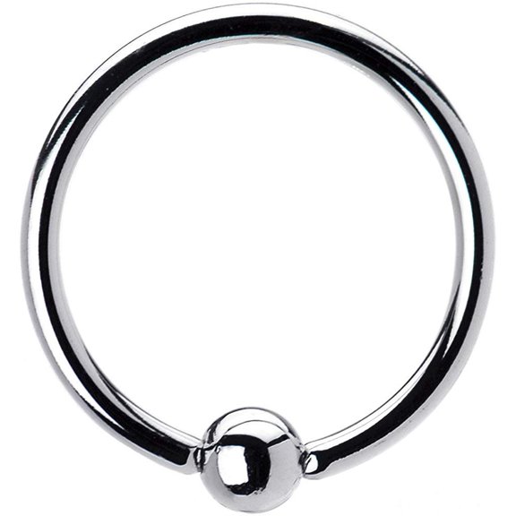 20GA | 18GA Colored Captive Titanium IP Over 316L Surgical Implant Grade Steel Bead Ring