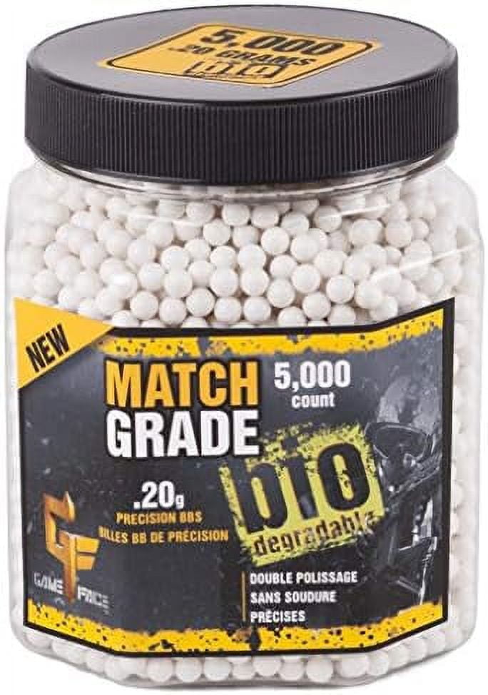 20GBW5J 6Mm Grade .20Gram 6Mm White Biodegradable Airsoft Bbs, Multi