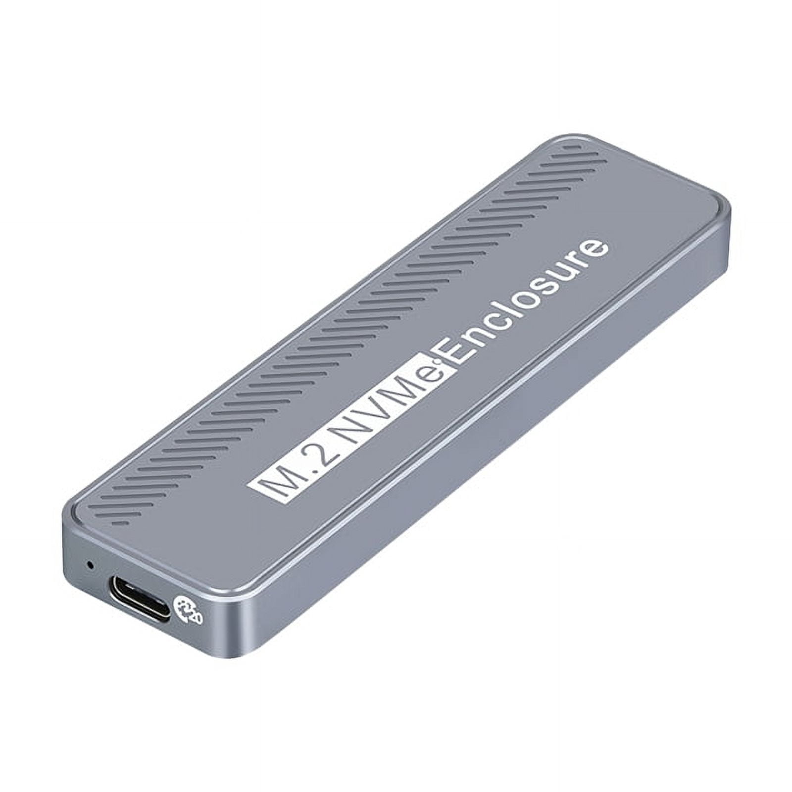 20Gbps M.2 NVME SSD Enclosure USB 3.2 GEN 2X2 Type C, External Case for 2230/2242/2260/2280 M/B +M Key