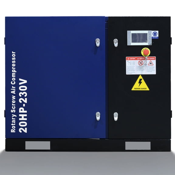 20HP Rotary Screw Air Compressor 74CFM 125PSI 208-230V 3PHASE 60HZ