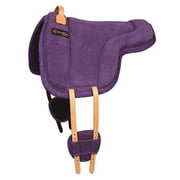 20HS Hilason Horse Bareback Saddle Pad Anti Slip Base Suede Leather Purple