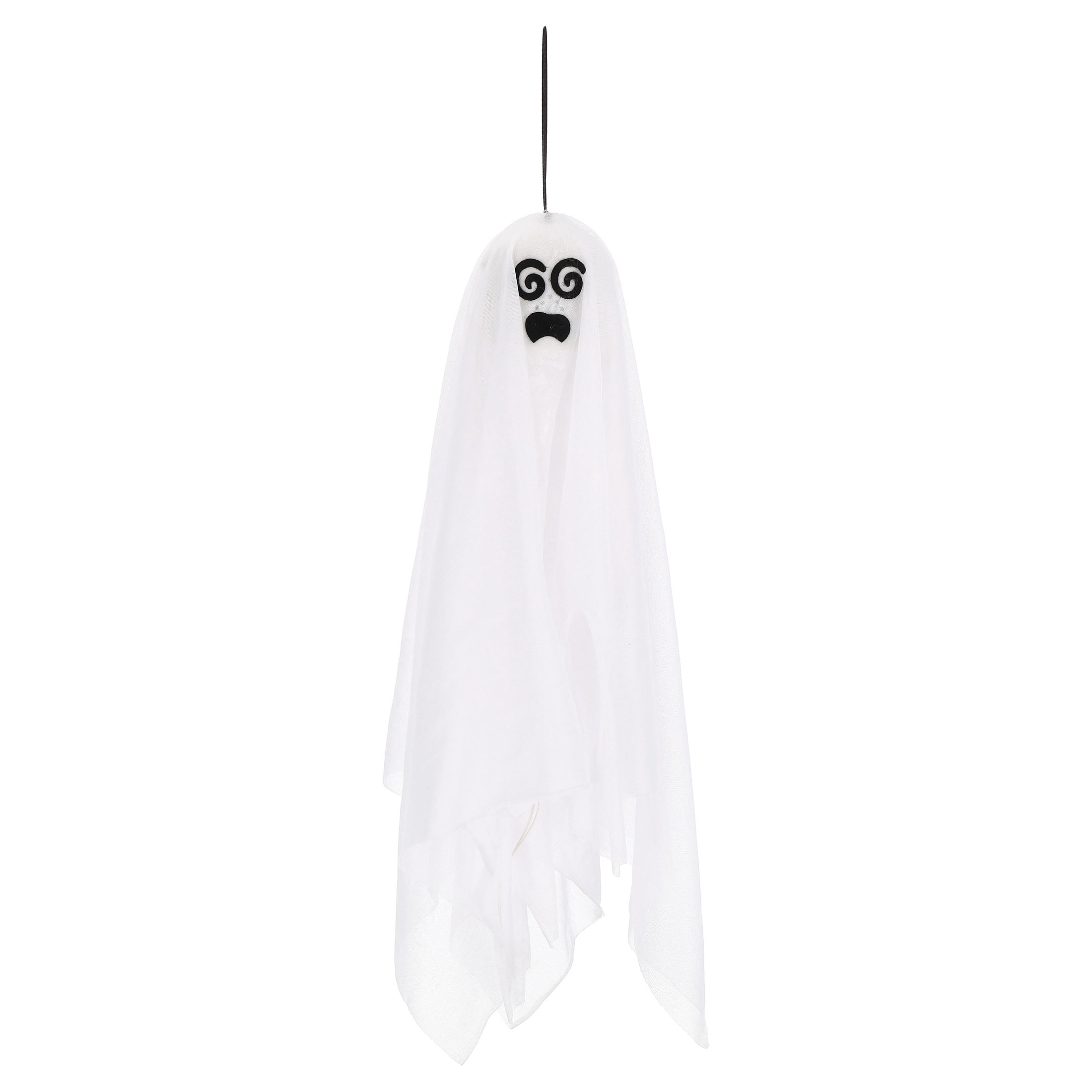 Shaking Ghost Decoration, White, 20", Halloween by Way To Celebrate