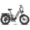 thumbnail image 1 of 20Inch Aluminum Electric Bike,750W 28Mph 48V 20Ah 68Miles EBike,Air Suspension,Hydraulic Disc Brakes,Shimano 7-speed,4Inch Fat Tires, 1 of 6