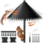20Inch Squirrel Baffle for Bird Feeder Pole,Outdoor Pole Mount Squirrel Proof Guard Stopper, Yard, Garden patio