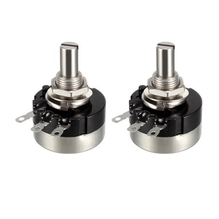 20K Ohm Variable Resistors Single Turn Rotary Carbon  Potentiometer 2pcs