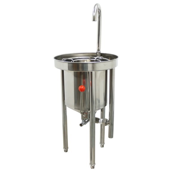 20KG Commercial Rice Washer Rice Bean Wheat Washing Machine with Flow Water for Restaurants School Canteens Hotels Dining Hall Stainless Steel