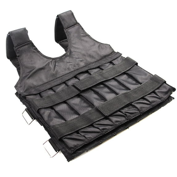 20Kg New Oxford Cloth Vest Empty Leather Adjustable Weight Vest Lead Block Invisible Oxford Cloth Steel Plate Vest Fitness Equipment Steel Plate Sand Vest