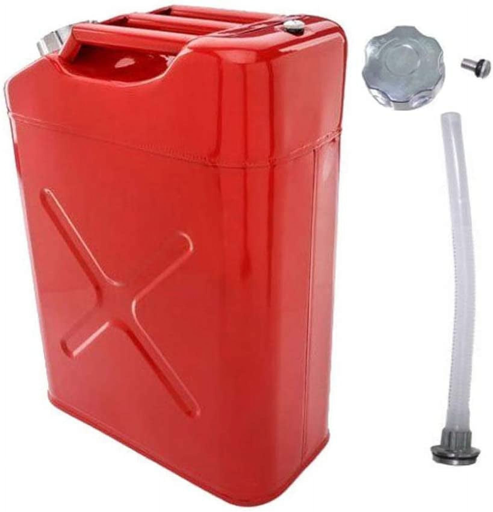 20L (5 Gallon) Petrol Diesel Fuel Can Gasoline Bucket Fuel Can with Oil  Pipe Flexible Spout, Portable Fuel Tank for Fuels Gasoline Cars, Trucks,  Equipment 