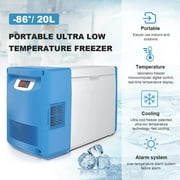 20L -86°C Ultra-Low Temperature Freezer Lab Cryogenic Freezer Samples Flash Freezer Laboratory Samples Storage