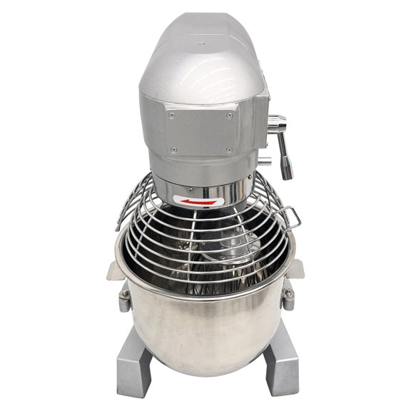 20L Commercial Dough Mixer Electric Multi Function Stand Mixer with 3 Speeds Adjustable Emergency Stop 110V