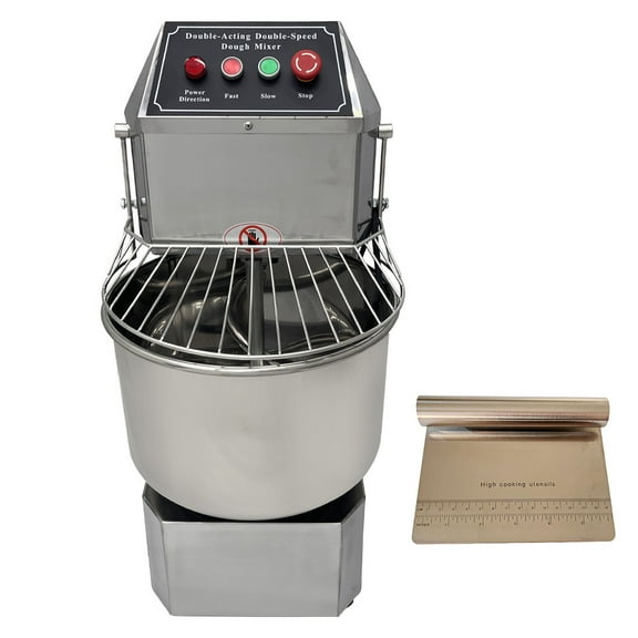 20L Dough Mixer Double Acting Double Speed Resturants Stainless Steel Stand Mixing Flour Machine 110V 1100W