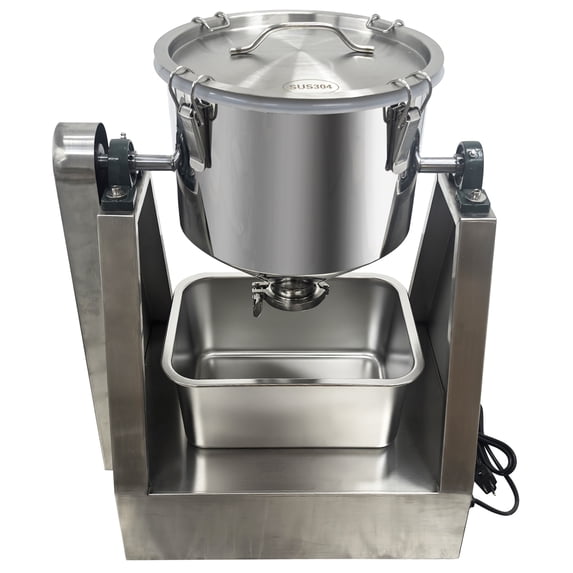 20L Electric Stainless Steel Blender Laboratory Dry Powder Blender Adjustable Speed Timer