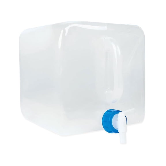 Foldable Water Storage Container With Tap And Handle, Collapsible 20L Water Carrier For Camping Hiking Backpacking, Portable Emergency Bottle For Outdoor