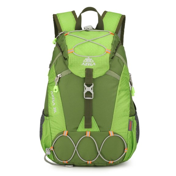20L Hiking Backpack Lightweight Daypack, Water Resistant Travel Backpack for Men Women, Breathable Padded Back System with 15.6 Inch Laptop Compartment & Reflective Strip for Camping Cycling Commutin