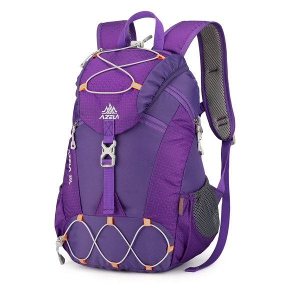 20L Hiking Backpack Lightweight Daypack, Water Resistant Travel Backpack for Men Women, Breathable Padded Back System with 15.6 Inch Laptop Compartment & Reflective Strip for Camping Cycling Commutin