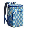 thumbnail image 1 of 20L Insulated Cooler Backpack for Camping, Picnic & Beach - Leakproof Soft Cooler Bag with Fried Egg Design, High-Capacity Lunch Backpack for Foodies, Cooking & Breakfast On-The-Go, 1 of 5