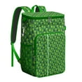 thumbnail image 1 of 20L Insulated Cooler Backpack with Marijuana Leaf Design - Leakproof Soft Cooler Bag for Camping, Beach & Picnics, Fits 26 Cans, Long-Lasting Insulation, 1 of 5