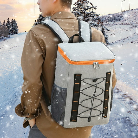 20L Insulated Cooler Backpack for Outdoor Sports, Leakproof Hot/Cold Picnic Lunch Bag with Padded Shoulder Straps, Durable Food-Grade Material, 17.32x11.8x5.9in