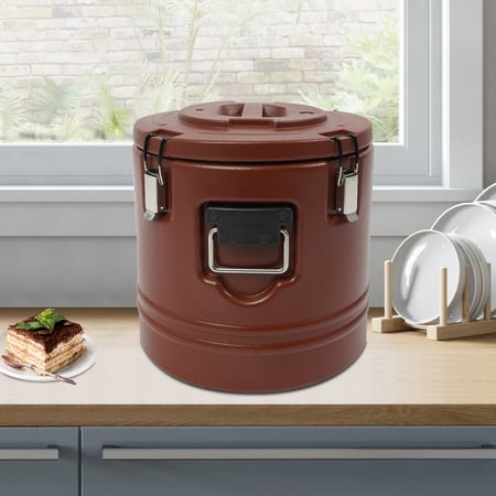 20L Insulated Food Container, Insulated Bucket, Portable Commercial Soup Container