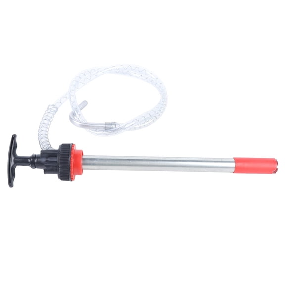 20L Manual Oil Extraction Pump Red&Silver Oil Dispenser Pump for Engine Oil Gear Oil Transmission Oil