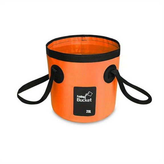 20L Portable Foldable Water Bucket Fishing Bucket Folding Water Container for Travelling Camping Hiking Fishing Washing