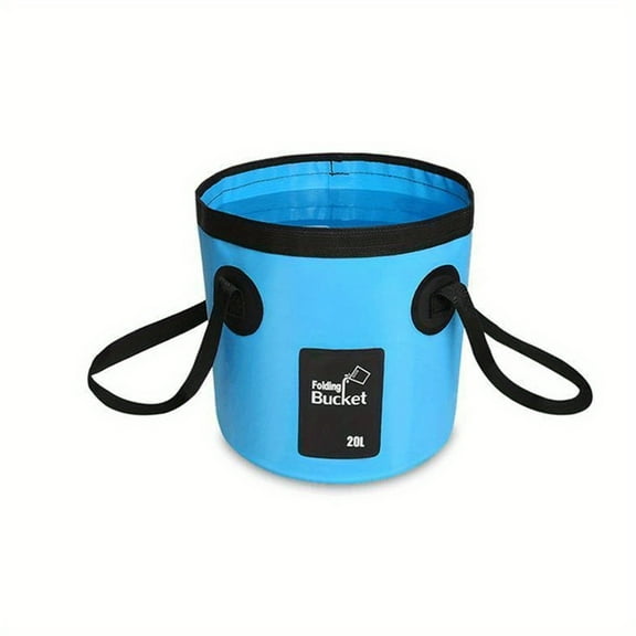 20L Portable Foldable Water Bucket Fishing Bucket Folding Water Container for Travelling Camping Hiking Fishing Washing