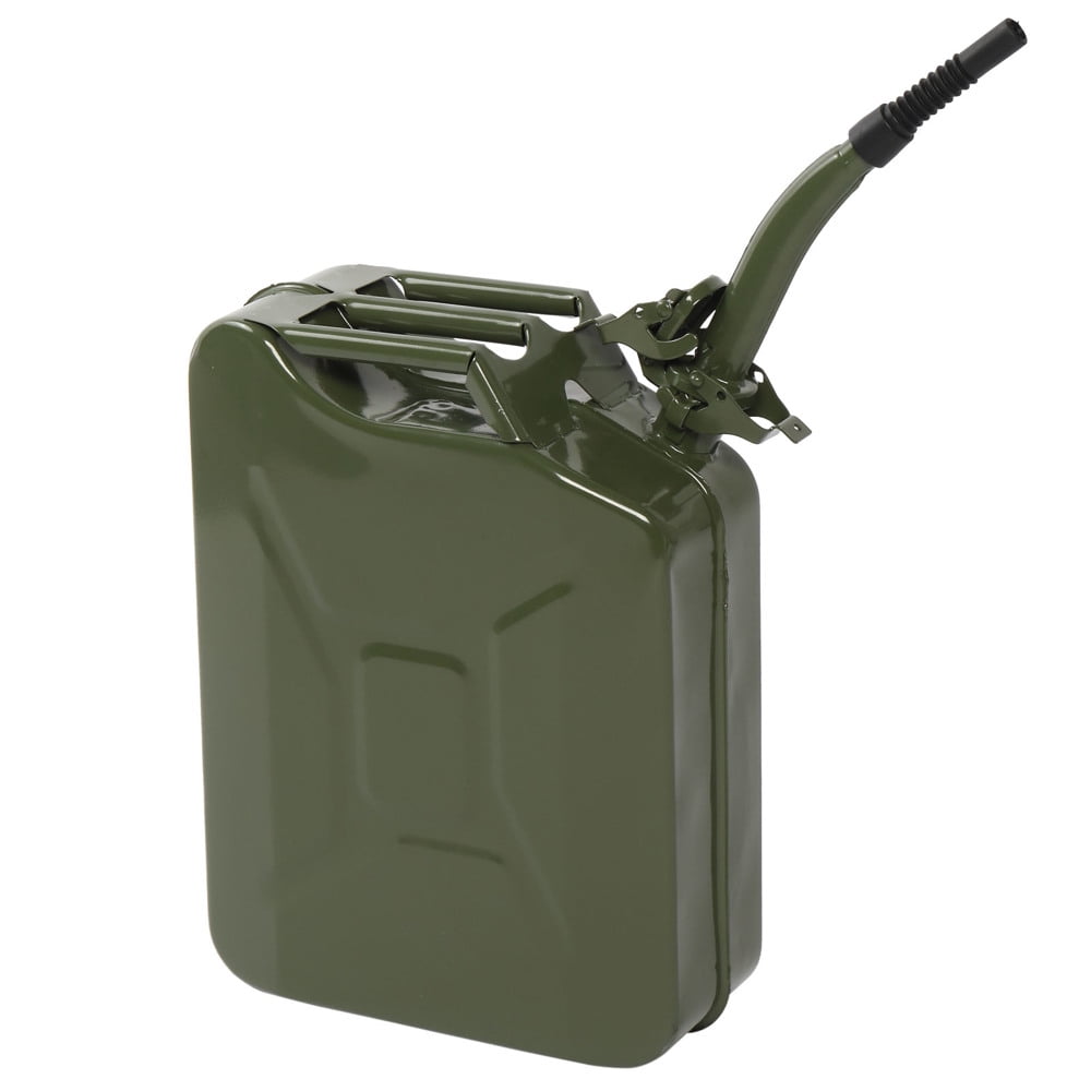 20L Portable Fuel Oil Petrol Diesel Storage Can Army Green