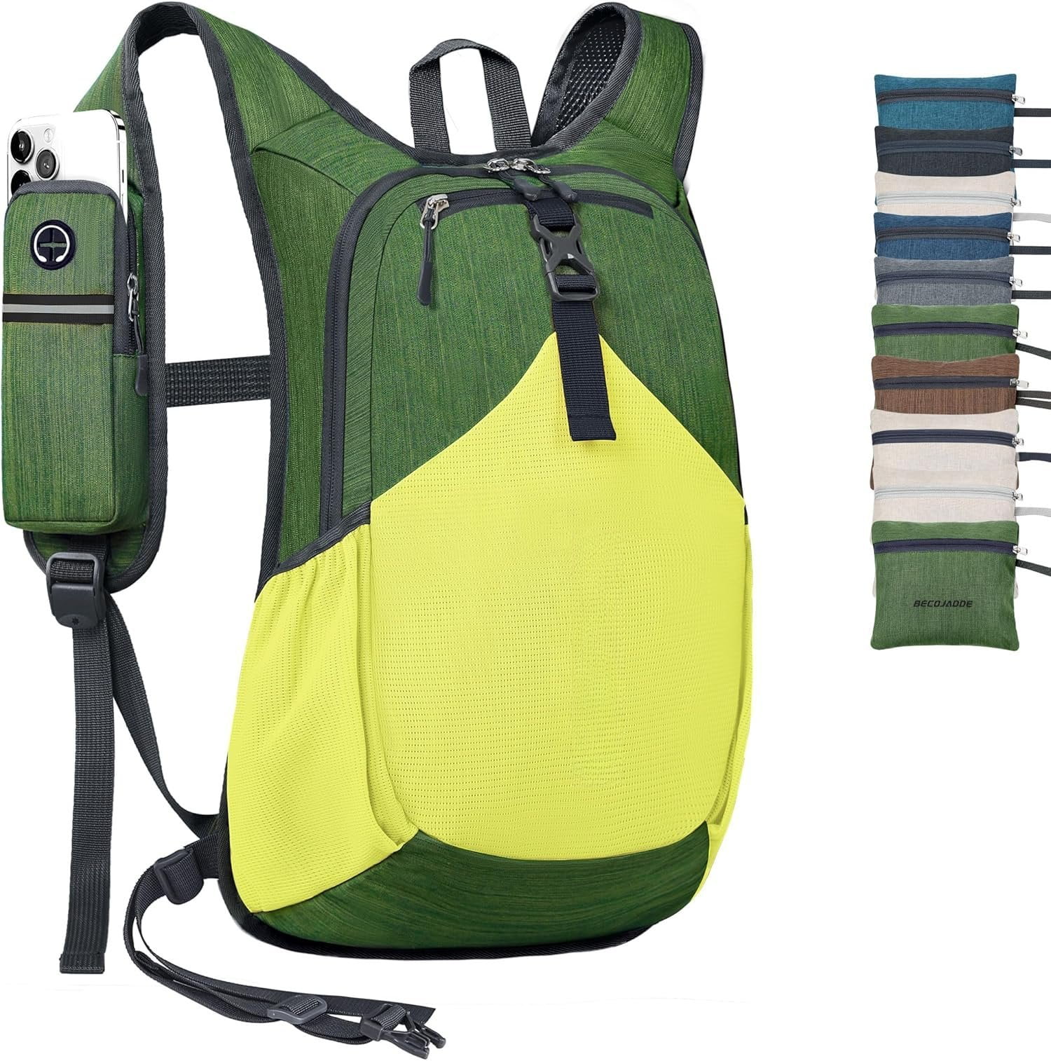 20L Small Hiking Backpack for Men Women Foldable Packable Pack ...