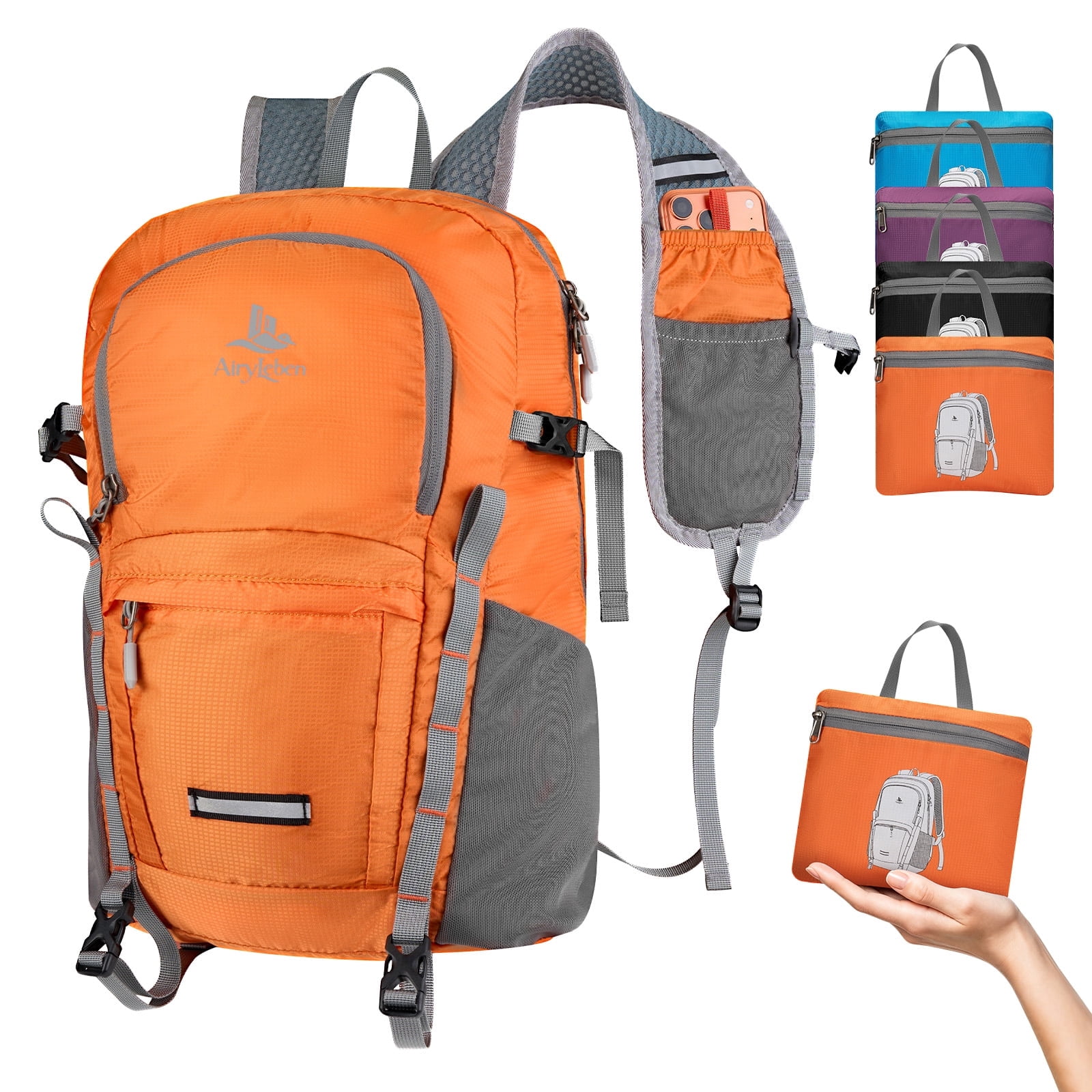 20L Small Hiking Backpack for Women Men, Lightweight Packable Day pack ...